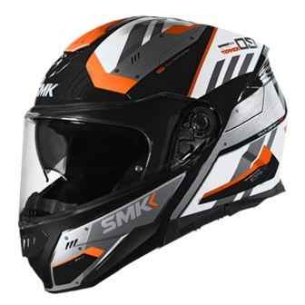 SMK Gullwing Tekker Glossy Orange Helmet- GL217