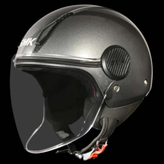 SMK Laminar Solid - Open Face Helmet - Anthracite Glda 600