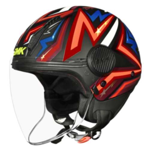 SMK Laminar Starz - Open Face Helmet - MA 235