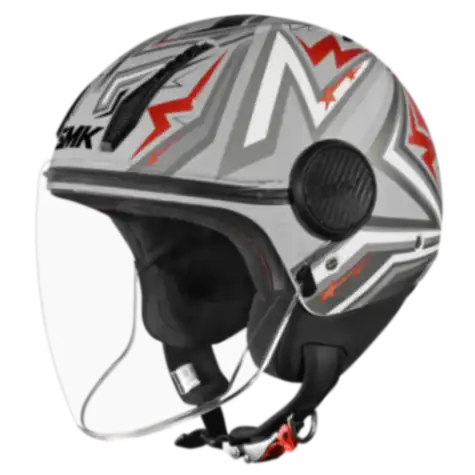 SMK Laminar Starz - Open Face Helmet - MA 663