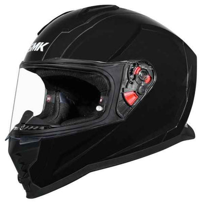 SMK-Nova Solid Full Face Helmet (BLACK MA 200)