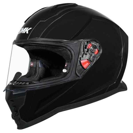 SMK-Nova Solid Full Face Helmet (BLACK MA 200)