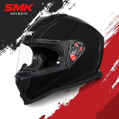 SMK-Nova Solid Full Face Helmet (BLACK GL 200)