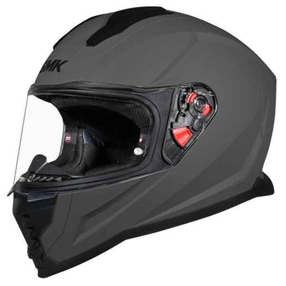 SMK-Nova Solid Full Face Helmet (WHITE GL 100)