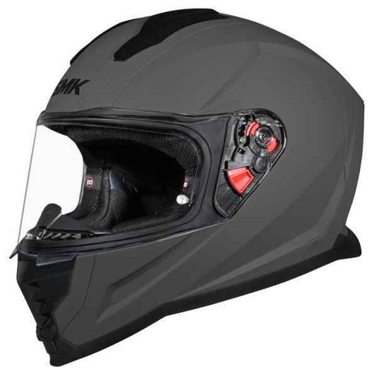 SMK-Nova Solid Full Face Helmet (WHITE GL 100)