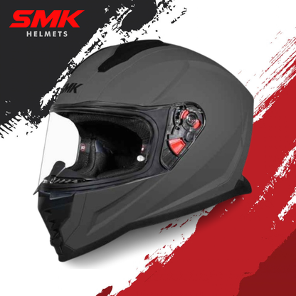 SMK-Nova Solid Full Face Helmet (NARDO GREY MA 600)