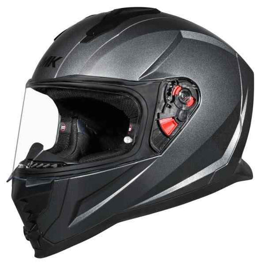SMK-Nova Solid Full Face Helmet (BLACK GL 200)