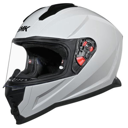 SMK-Nova Solid Full Face Helmet (WHITE GL 100)