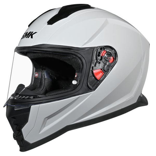 SMK-Nova Solid Full Face Helmet (WHITE GL 100)