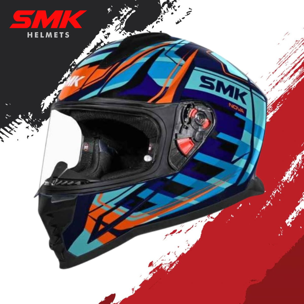SMK-Nova Super Full Face Helmet (GL 557)