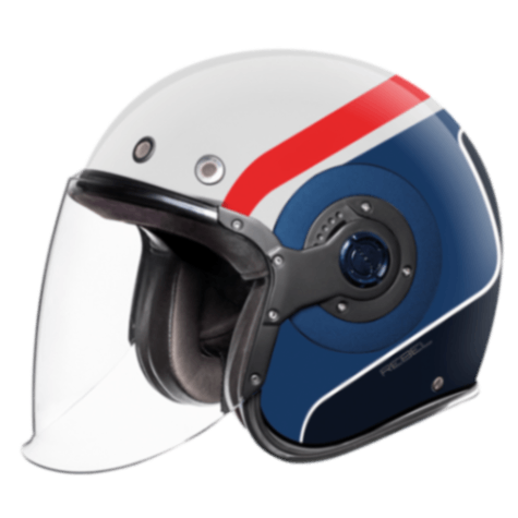 SMK Retro Jet Rebel - Open Face Helmet - GL 153