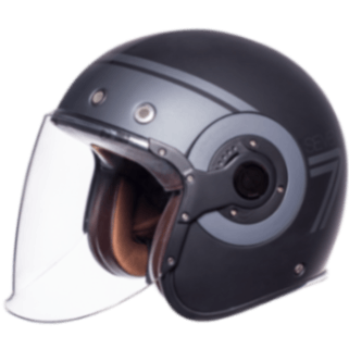 SMK Retro Jet Seven - Open Face Helmet - MA 260