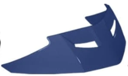 SMK Stellar Blue Spoiler Compatible With M, L, XL, 2XL - Riders Junction