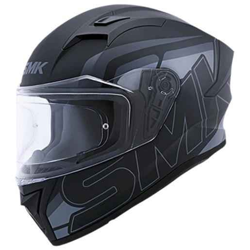 SMK Stellar Stage Matt Black Grey (MA262) Helmet