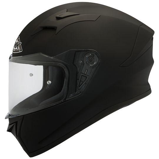 SMK Stellar Unicolour Matt Black Helmet - MA200 - Riders Junction
