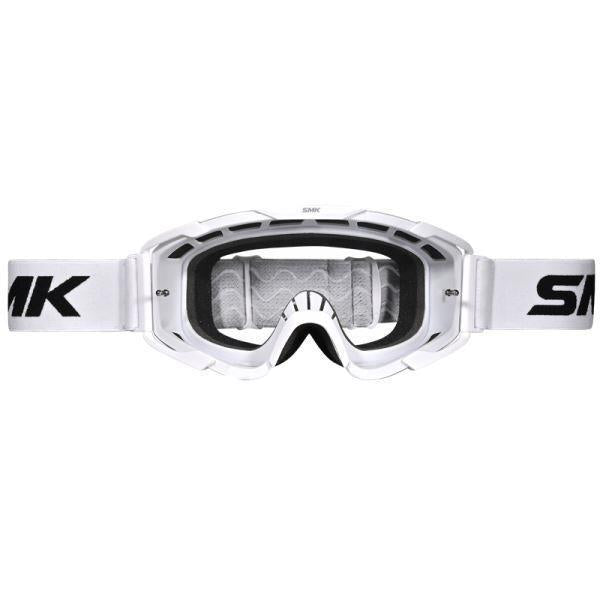 SMK Terrain Off-Road Motorcycle Goggles  - White