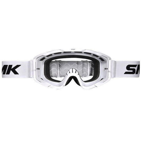 SMK Terrain Off-Road Motorcycle Goggles  - White