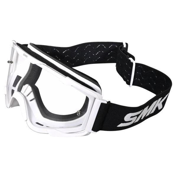 SMK Terrain Goggles - White & Black