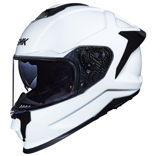 SMK Titan Solid – Full Face Helmets – White GL 100