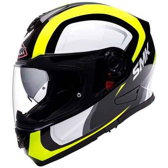 SMK Twister Twilight GL241 Gloss Black Fluorescent Helmet