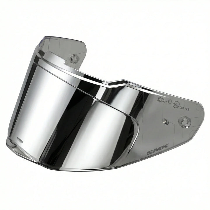 SMK Agnar Mirror Visor – Pinlock 70 Ready Anti Fog Helmet Visor