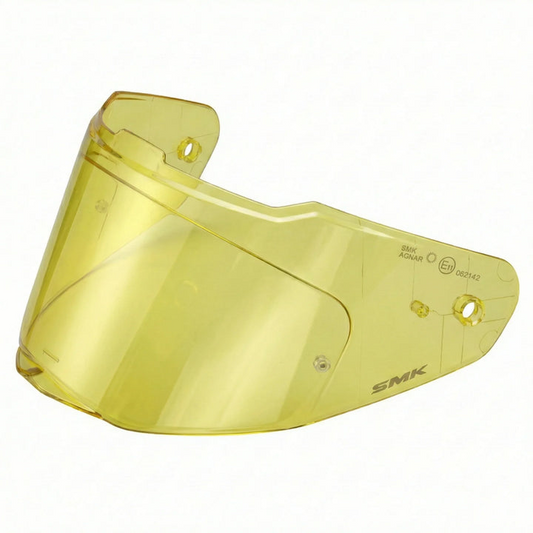 SMK Agnar Night Vision Yellow Visor - Pinlock 30 Ready