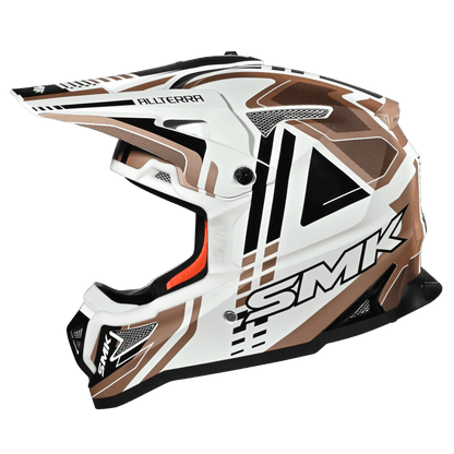 SMK Allterra Helmet X-Sprint Matt White / Bronze / Black - MA172