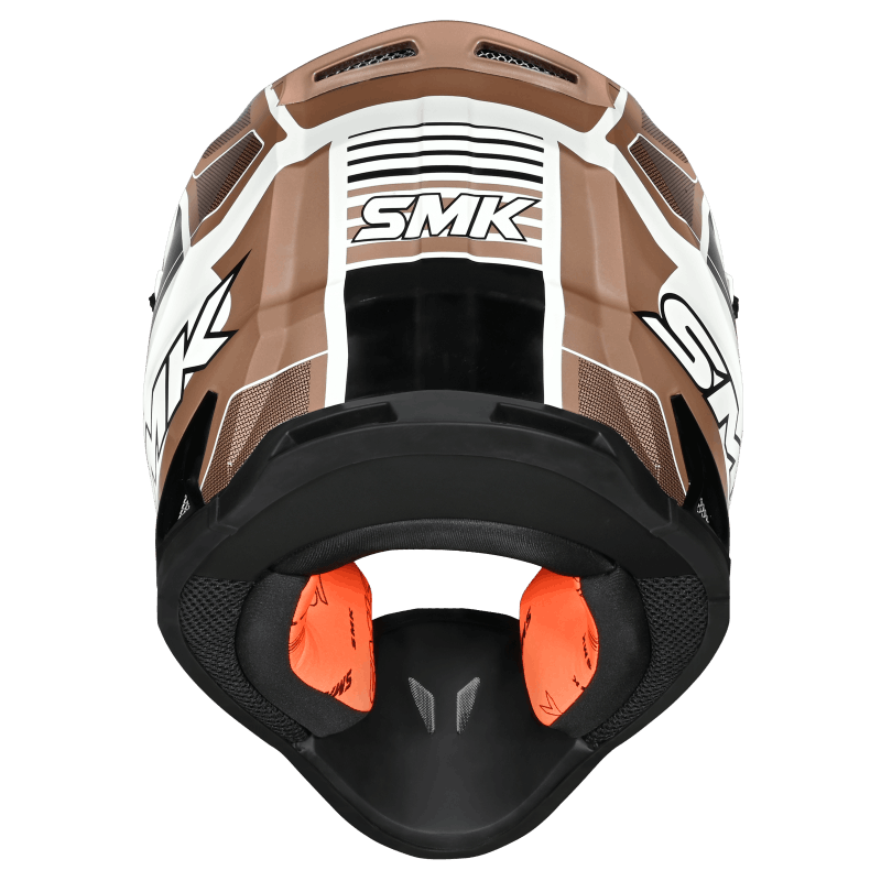 SMK Allterra Helmet X-Sprint Matt White / Bronze / Black - MA172