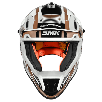 SMK Allterra Helmet X-Sprint Matt White / Bronze / Black - MA172