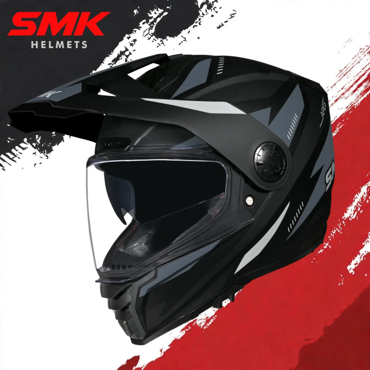 SMK Ares Claw Dual Sport Helmet - MA266