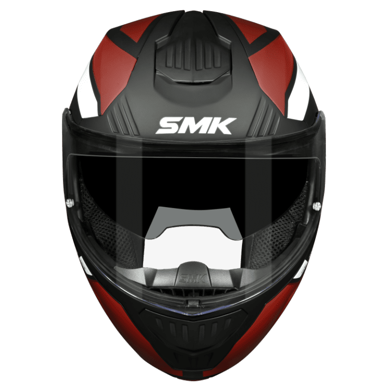 SMK Gullwing Sonic Gloss Black Red White Helmet - GL231