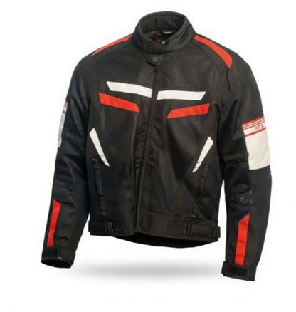 SMK Infinity Rush Riding Jacket Black/Red