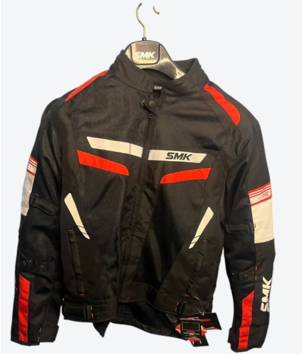 SMK Infinity Rush Riding Jacket Black/Red