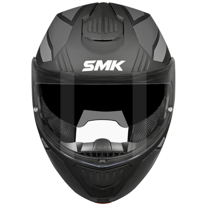SMK N1 ISI Flip-Up Helmet Gullwing S01 V2 with Clear Visor Sonic Graphic - GL266
