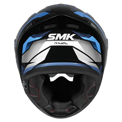 SMK N1 ISI Full-Face Helmet Typhoon D-ring S01 with Rival Graphic with Dual Spoiler - MA256