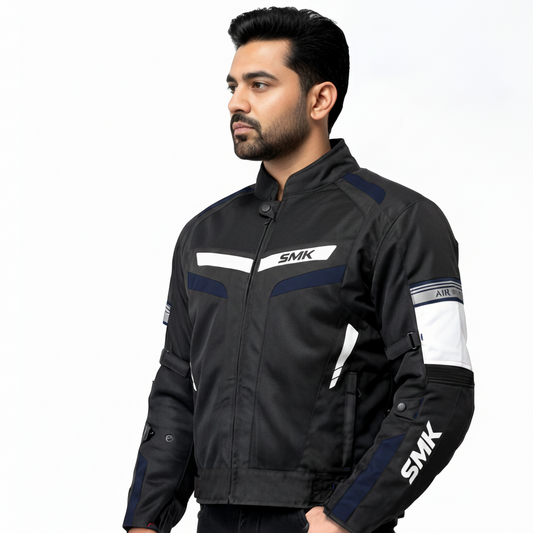 SMK Infinity Rush Riding Jacket Black/Navy Blue