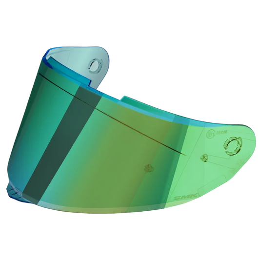 SMK Typhoon Revo Turquoise Visor - Day & Night Visor - Pinlock 30 Ready