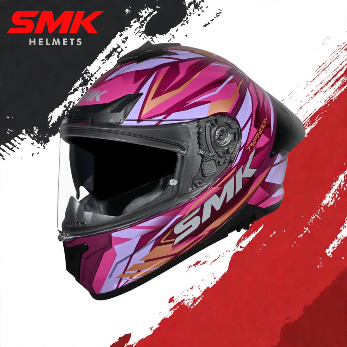 SMK Typhoon Rival Full Face Helmet - GL997