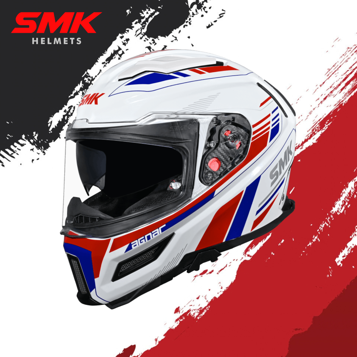 SMK Agnar Revv Full-Face Helmet (GL135)