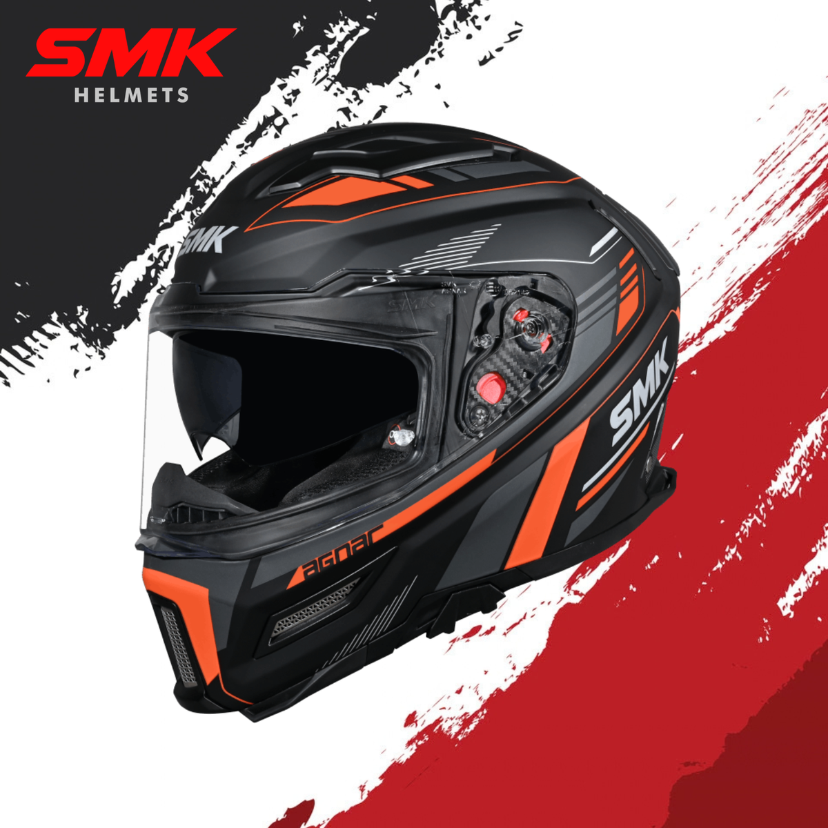 SMK Agnar Revv Full-Face Helmet (MA267)