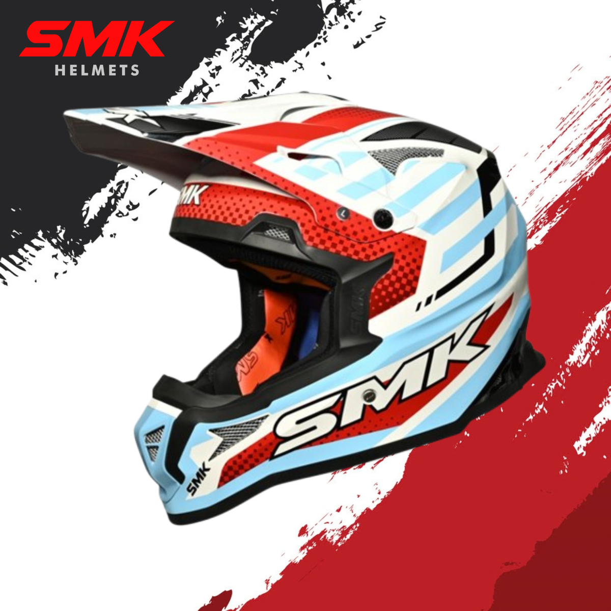 SMK Allterra Bulldozer – Off Road Helmet  – GL 153