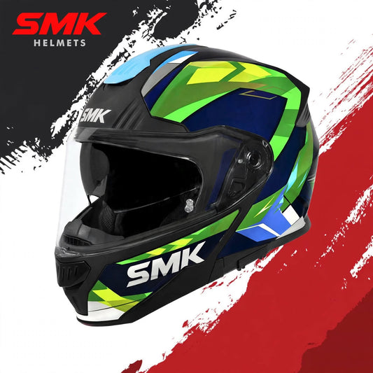 SMK Gullwing Charger  – Flip-up Helmet  –  GL 585