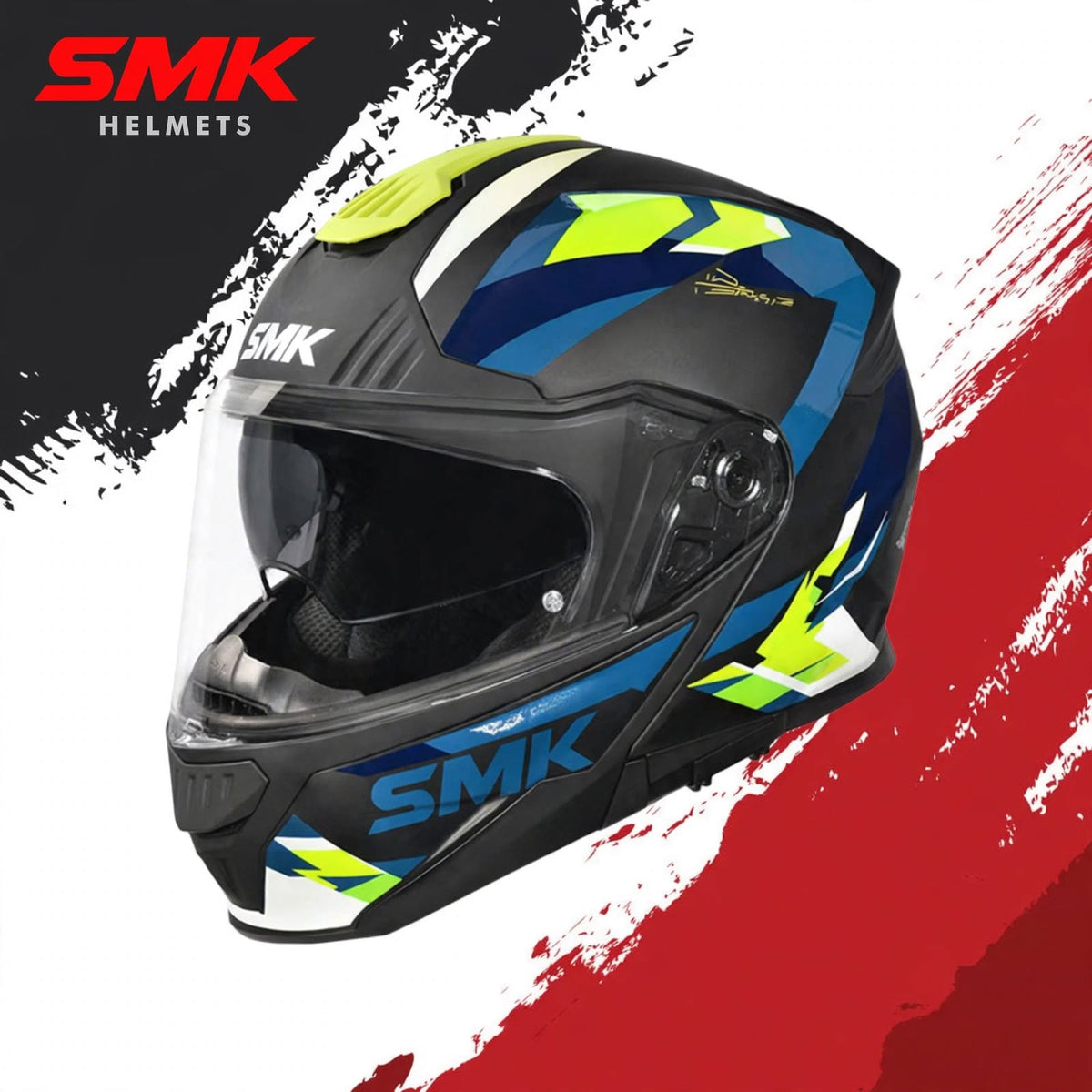SMK Gullwing Charger  – Flip-up Helmet  –  MA 254