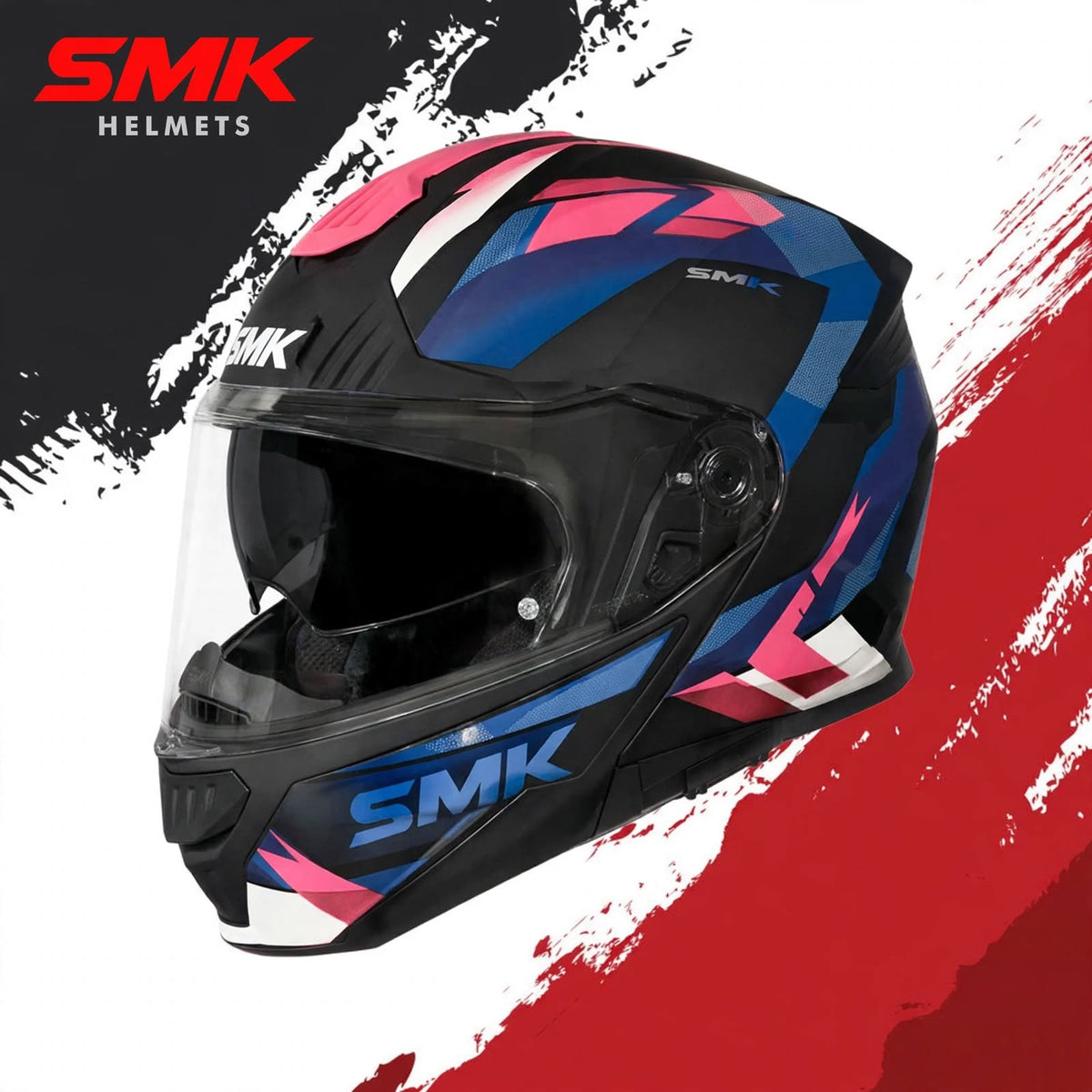 SMK Gullwing Charger  – Flip-up Helmet  –  MA 259