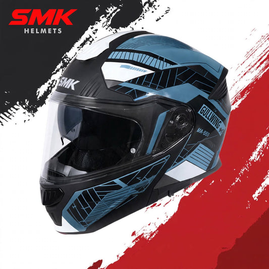 SMK Gullwing Navigator  – Flip-up Helmet  –  MA 551