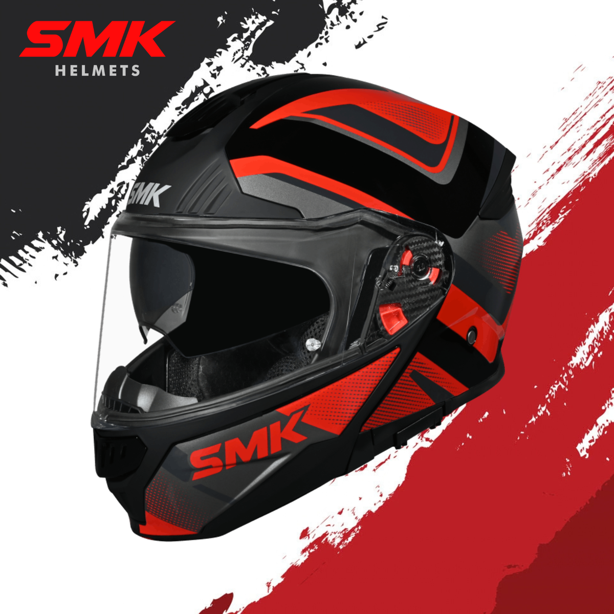 SMK Gullwing Omega Flip-up Helmet (GL236)