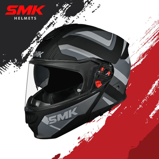 SMK Gullwing Omega Flip-up Helmet (MA266)