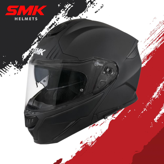 SMK Gullwing Solid  – Flip-up Helmet  –  Anthracite Glda 600