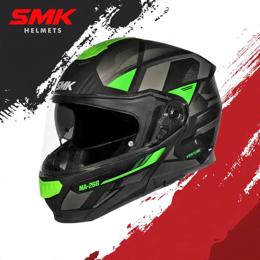 SMK Gullwing Venture  – Flip-up Helmet  –  MA 268