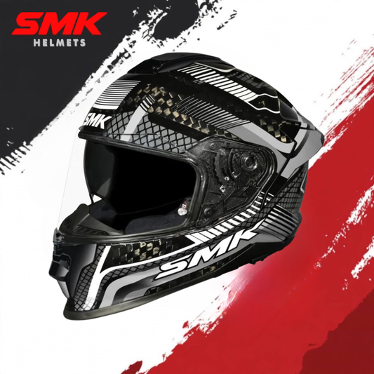 SMK Titan Carbon Razor – Full Face Helmets – GL 261